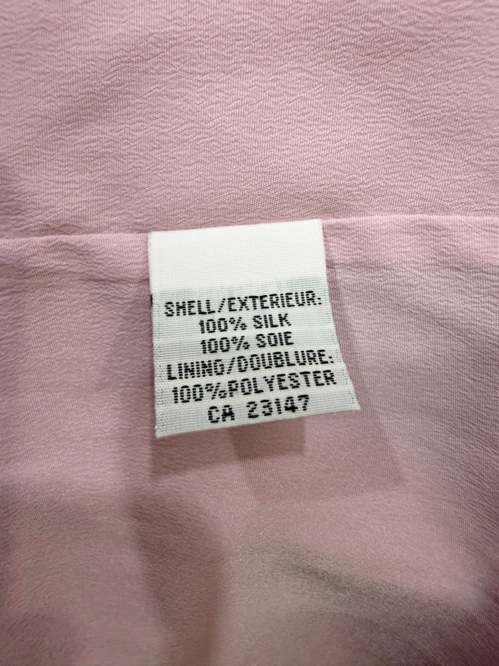 Talbots Pink Floral V-Neck Silk Midi Dress - Picture 12 of 15